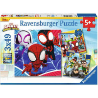 RAVENSBURGER Puzzle Spidey 3x49 dílků