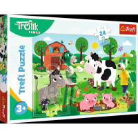 Puzzle Treflíci na farmě MAXI 24 dílků