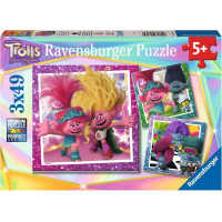 RAVENSBURGER Puzzle Trollové 3, 3x49 dílků