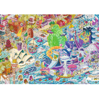 TREFL Puzzle UFT Eye-Spy Time Travel: Sydney 1000 dílků