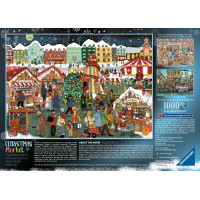 RAVENSBURGER Puzzle Vánoční trhy 1000 dílků