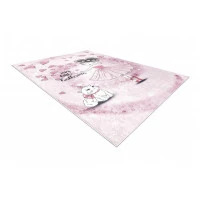 Dětský kusový koberec Bambino 2185 Ballerina pink