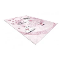 Dětský kusový koberec Bambino 2185 Ballerina pink
