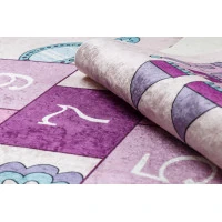 Dětský kusový koberec Bambino 2285 Hopscotch pink