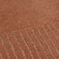 Kusový ručně tkaný koberec Tuscany Textured Wool Border Orange