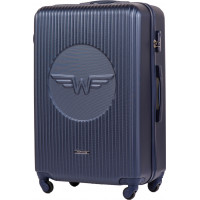 Moderní cestovní kufr WILL - vel. L - tmavě modrý