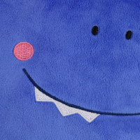 Mazlící polštářek Příšerka 30x24 cm - modrý