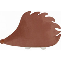 Mazlící polštářek Ježek 30x26 cm - hnědý