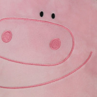 Mazlící polštářek Prasátko 30x24 cm - růžový