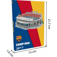 NANOSTAD 3D puzzle Stadion Camp Nou - FC Barcelona MINI 24 dílků