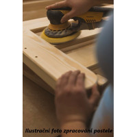 Dětská postel z masivu borovice VAŠÍK - 200x90 cm - přírodní borovice