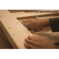 Dětská postel z masivu borovice VAŠÍK - 200x90 cm - přírodní borovice