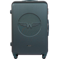 Moderní cestovní kufr WILL - vel. L - tmavě zelený