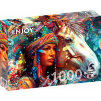 ENJOY Puzzle Divoká duše 1000 dílků