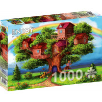 ENJOY Puzzle Domky na stromě 1000 dílků