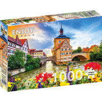 ENJOY Puzzle Staré město Bamberg, Německo 1000 dílků