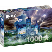 ENJOY Puzzle Strašidelná noc na Drákulově hradě 1000 dílků