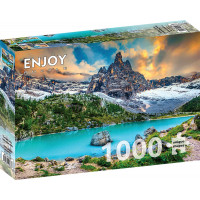 ENJOY Puzzle Jezero Sorapis, Dolomity, Itálie 1000 dílků