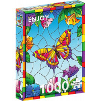 ENJOY Puzzle Křišťálový motýl 1000 dílků