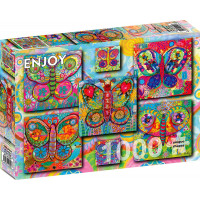 ENJOY Puzzle Motýli 1000 dílků