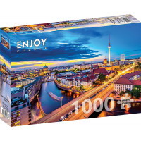 ENJOY Puzzle Noční Berlín 1000 dílků
