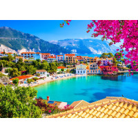 ENJOY Puzzle Vesnice Assos v Kefalonii, Řecko 1000 dílků