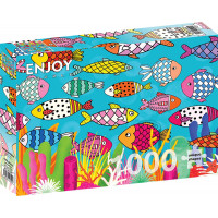 ENJOY Puzzle Ryby se vzorem 1000 dílků