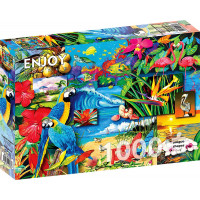 ENJOY Puzzle Tropické poklady 1000 dílků
