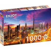 ENJOY Puzzle Úsvit nad Dubají 1000 dílků