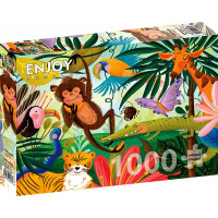 ENJOY Puzzle V džungli 1000 dílků