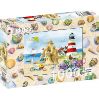 ENJOY Puzzle Zábava na sluníčku 1000 dílků
