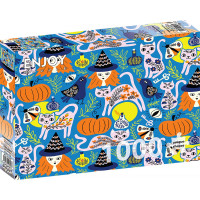 ENJOY Puzzle Zakleté kočky 1000 dílků