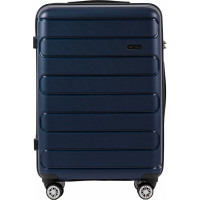 Moderní cestovní kufr BULK - vel. M - tmavě modrý - TSA zámek