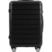 Moderní cestovní kufr BULK - vel. M - černý - TSA zámek