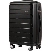Moderní cestovní kufr BULK - vel. M - černý - TSA zámek