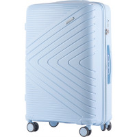 Moderní cestovní kufr WAY - vel. L - nebesky modrý - TSA zámek