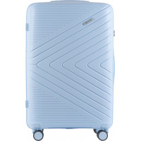Moderní cestovní kufr WAY - vel. L - nebesky modrý - TSA zámek