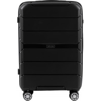 Moderní cestovní kufr SPARROW - vel. M - černý - TSA zámek