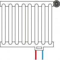 Připojovací ventil A1 - spodní přímé připojení - kompletní sada