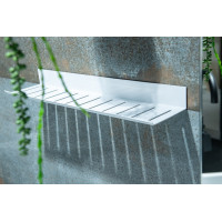 Kovová polička na nalepení 3M - 49,5x12x4,6 cm - bílá