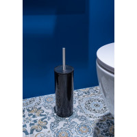 WC štětka (na WC rimless) - černá - kov/plast