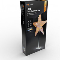 LED vánoční hvězda stolní, 10x LED