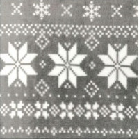 Deka NORDIC 150x200 cm - vánoční vzor - šedá