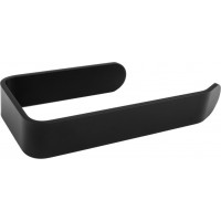 Držák toaletního papíru na nalepení 3M 16x8x3 cm - černá barva