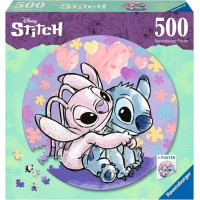 RAVENSBURGER Kulaté puzzle Stitch 500 dílků