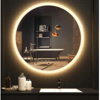 Kulaté zrcadlo REA 80 cm - s LED podsvícením