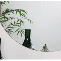 Kulaté zrcadlo LOFT 50 cm - bezrámové