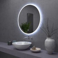 Kulaté zrcadlo REA 80 cm - s LED podsvícením