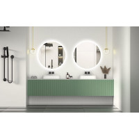 Kulaté zrcadlo SMART 50 cm - s LED podsvícením a vyhříváním
