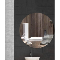 Kulaté zrcadlo LOFT 50 cm - bezrámové